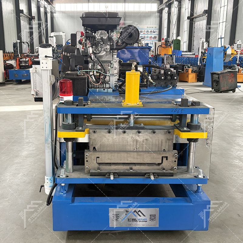 Máquina formadora de rollos de láminas para techos con costura permanente de acero Kr18 de color de primera calidad para México