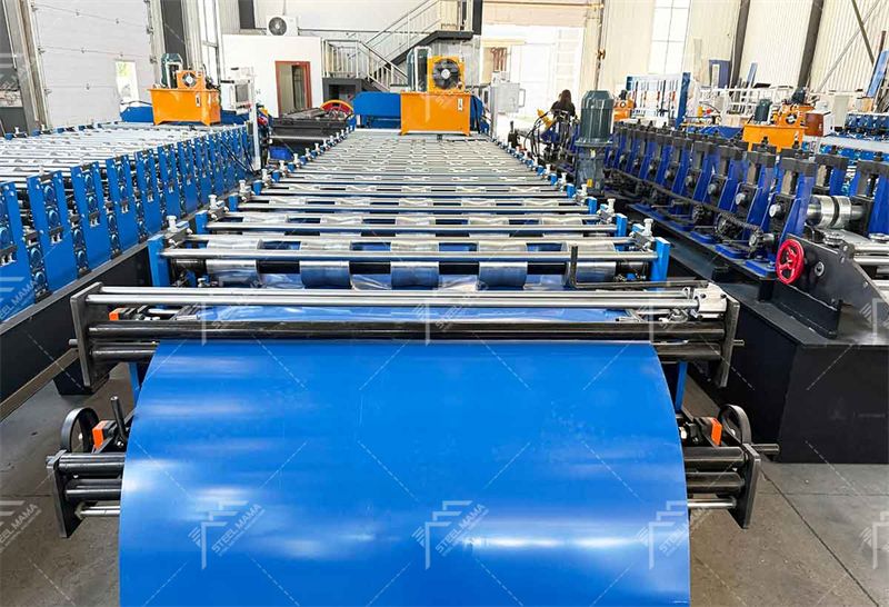 m&aacute;quina formadora de rollos de acero de doble capa