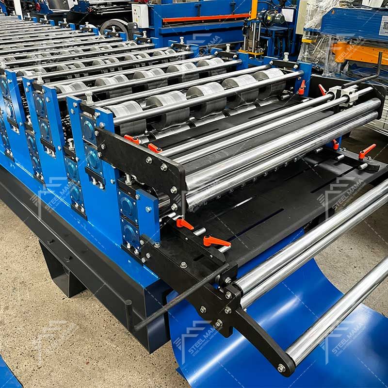 Máquina laminadora de láminas para techos de doble capa corrugada Steelmama Durable 820 IBR y 803 para Bolivia