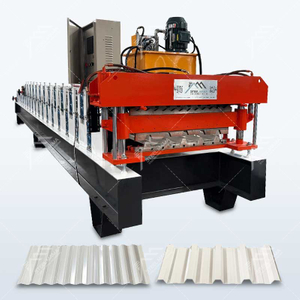 Steelmama Máquina de doble capa de láminas para techos corrugados de acero de color premium popular ruso 686 IBR y 762