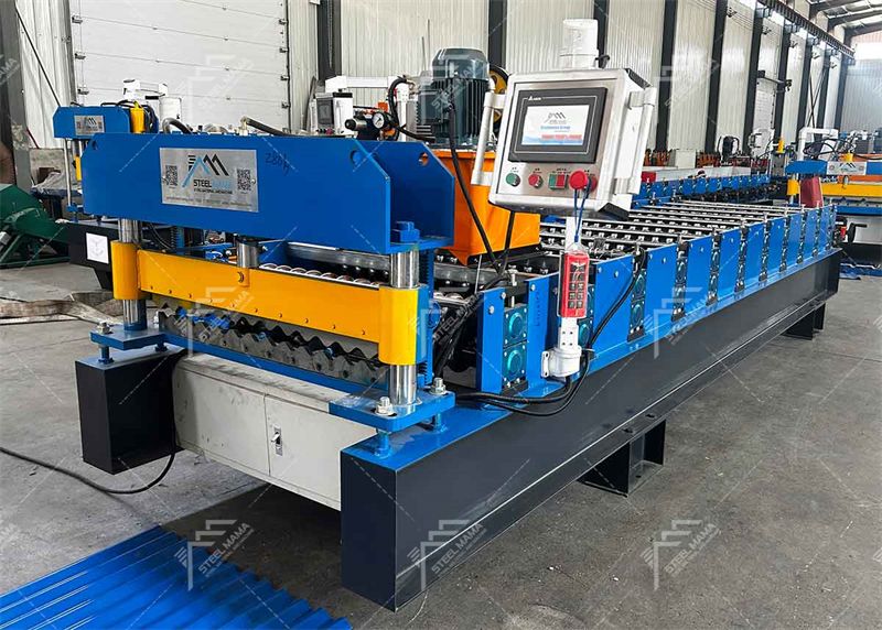 M&aacute;quina para techos de metal corrugado