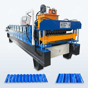 Steelmama Professional Production 840 IBR y 836 Máquina de doble capa de láminas para techos corrugados para Camerún