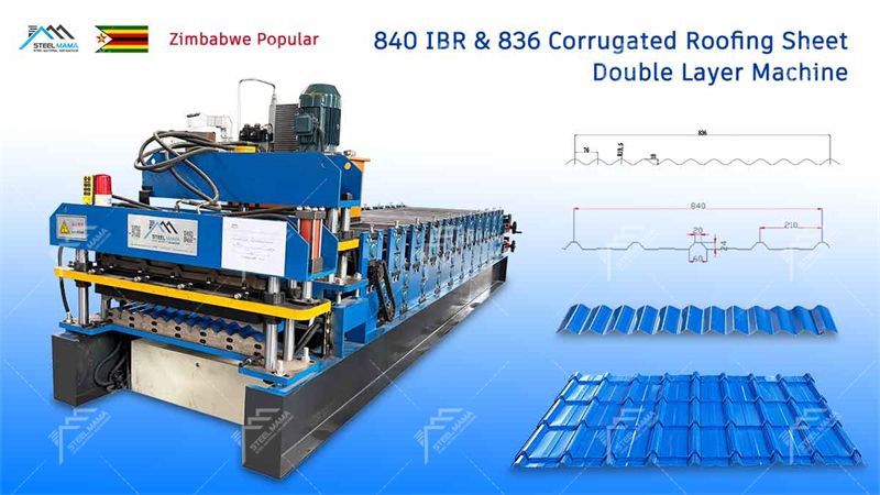 M&aacute;quina perfiladora de doble capa a la venta