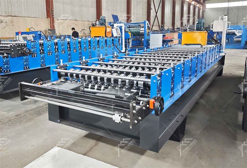 m&aacute;quina de perfil corrugado para techo