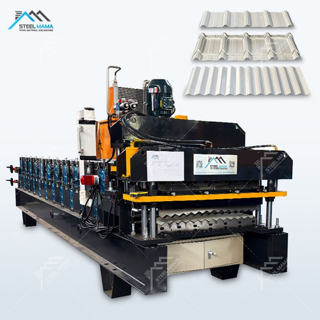 Máquina para fabricar tejas de metal galvanizado 820 y láminas de techo corrugadas 820 para Bolivia