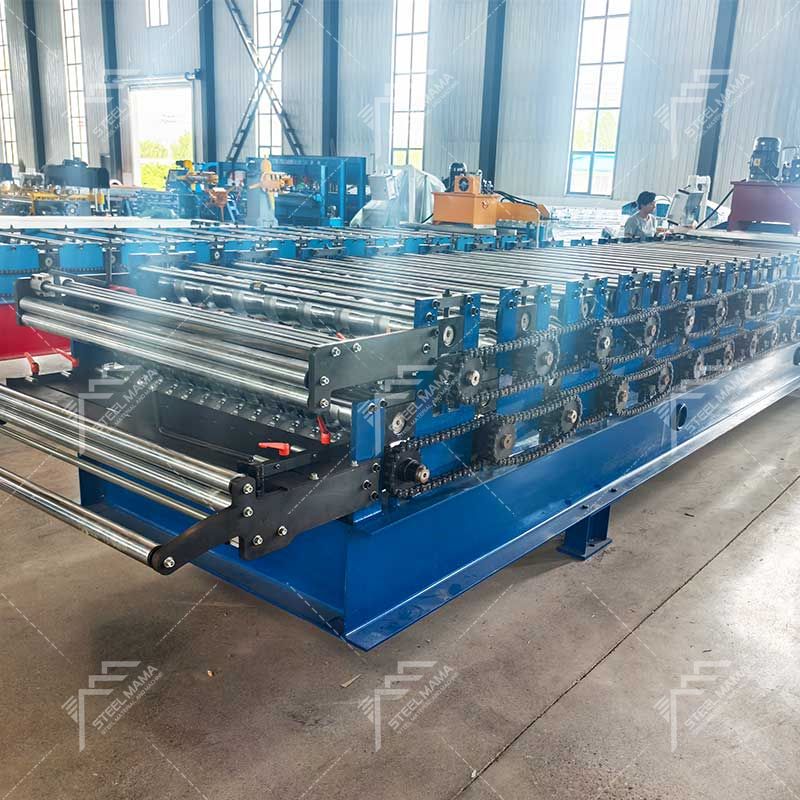 Steelmama Guatemala Popular Panel metálico de alta eficiencia R101 IBR y 988 Máquina de doble capa de láminas para techos corrugados 