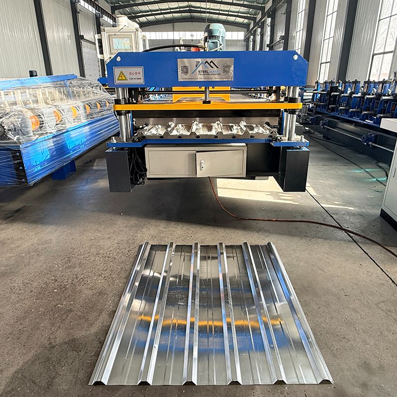 Nigeria, suministro de fábrica popular, máquina formadora de rollos de láminas para techos de largo alcance, completamente automática y premium