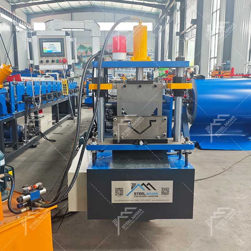 Máquina formadora de rollos de tapa de cumbrera de techo de metal de alta eficiencia Steelmama para Ghana