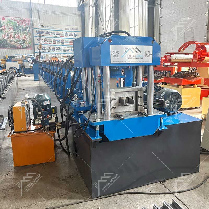 Máquina perfiladora de correas de acero C de producción profesional popular de Steelmama Indonesia