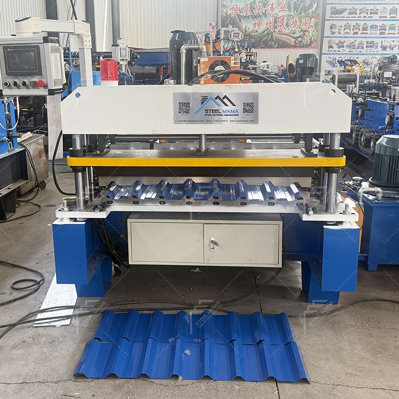 Máquina de láminas para techos de hierro galvanizado trapezoidal de alto rendimiento popular en México