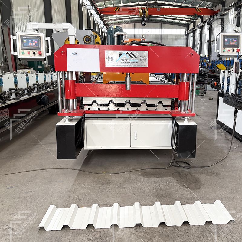 Máquina formadora de rollos de láminas para techos trapezoidales 686 de primera calidad popular de Sudáfrica