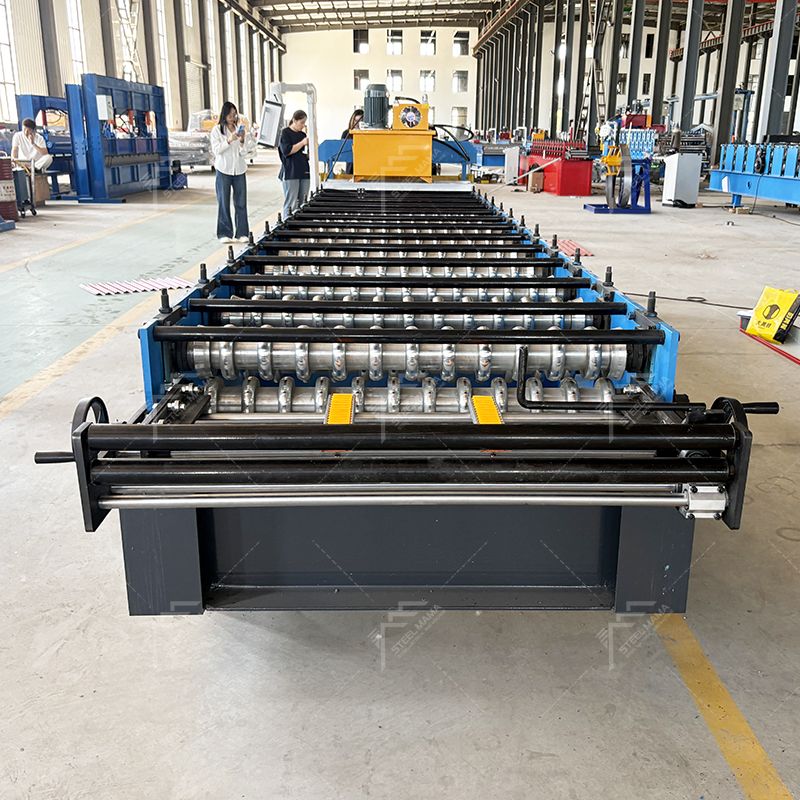 Máquina formadora de rollos de láminas de techo corrugado de metal de alto nivel popular de Zambia