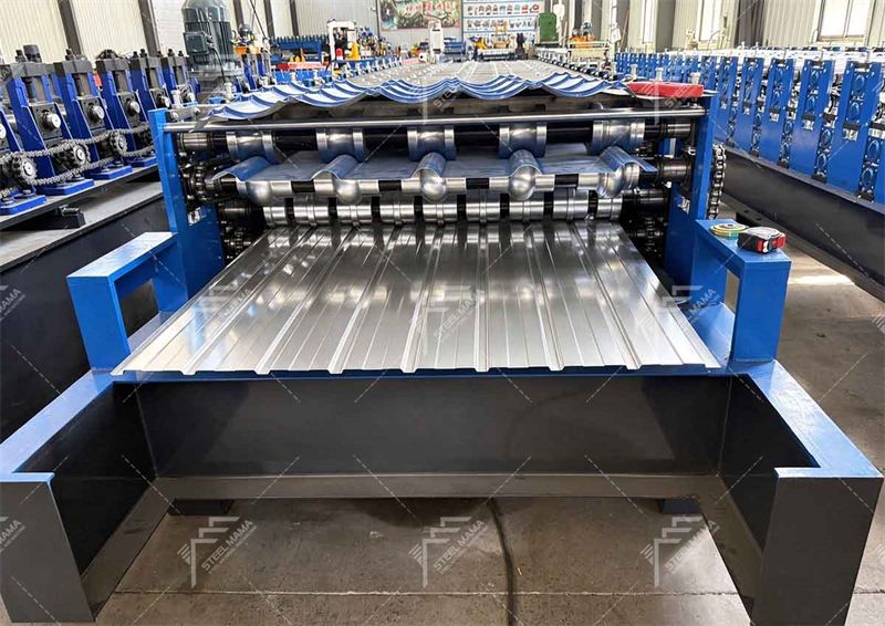 m&aacute;quina perfiladora de paneles de techo doble