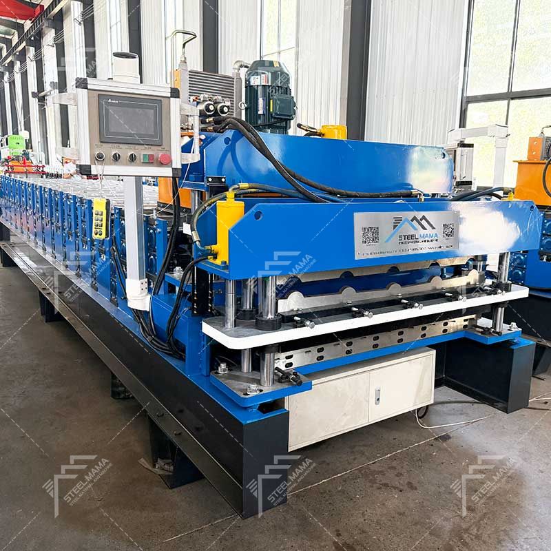 Máquina perfiladora de paneles para techos de doble capa Steelmama High Output 1100 IBR y 1040 para Georgia