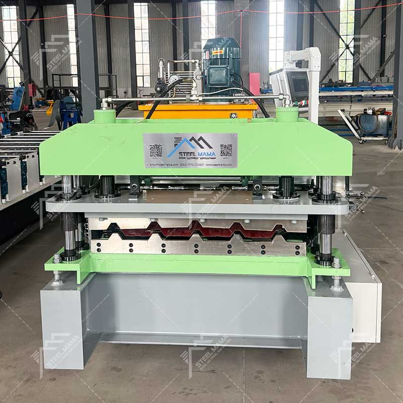 Steelmama Zimbabwe Producción profesional popular 760 Máquina formadora de rollos de láminas para techos trapezoidales