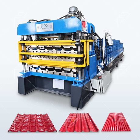 Máquina formadora de rollos de paneles de techo de láminas de tres capas, populares, duraderas, PV6 IBR, 988 corrugadas y 1025 de Chile, Chile