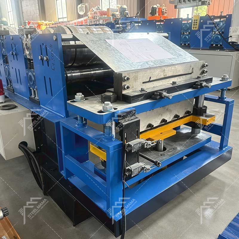 Máquina formadora de rollos de hojas de paneles de techo con bloqueo automático, popular, de Steelmama America