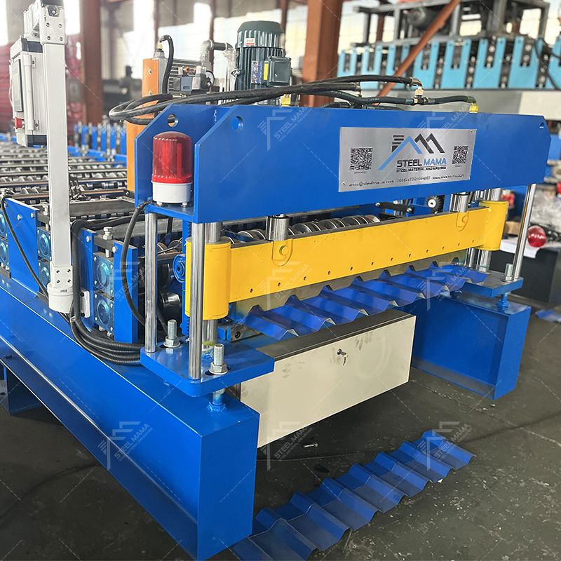 Máquina formadora de rollos de láminas para techos trapezoidales, completamente automática, de alto rendimiento y popular en Honduras R101