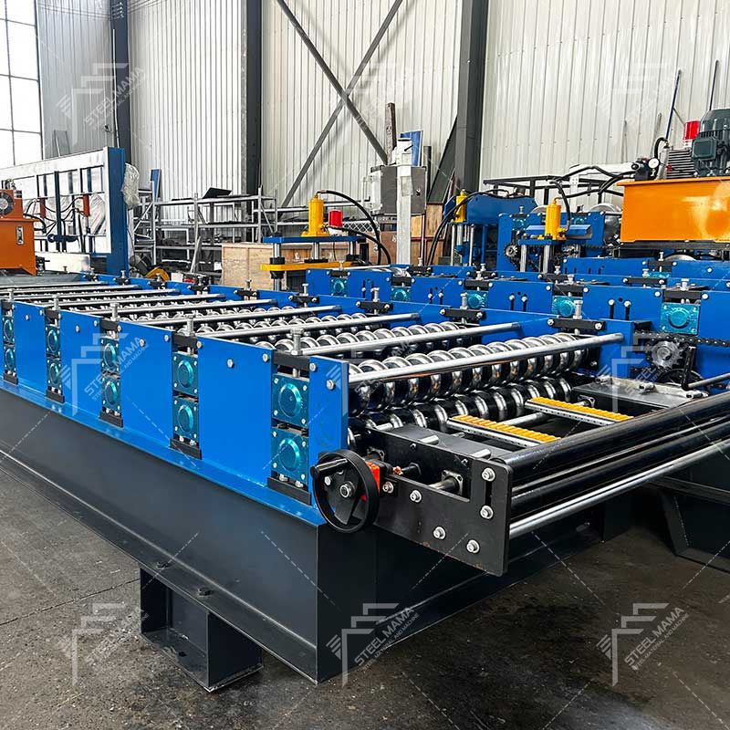 Fabricante de venta directa de fábrica 836 Máquina formadora de rollos de láminas de techo de paneles de metal galvanizado corrugado para Camerún