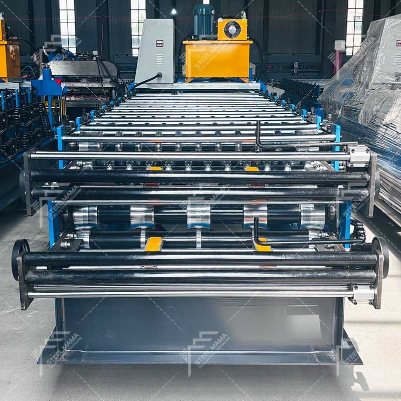 Máquina de doble capa de lámina de techo corrugado 840 IBR y 836 duradera popular de Timor Oriental