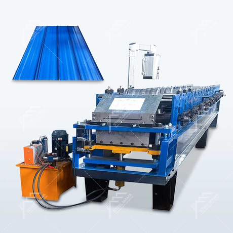 Máquina formadora de rollos de hojas de paneles de techo con bloqueo automático, popular, de Steelmama America