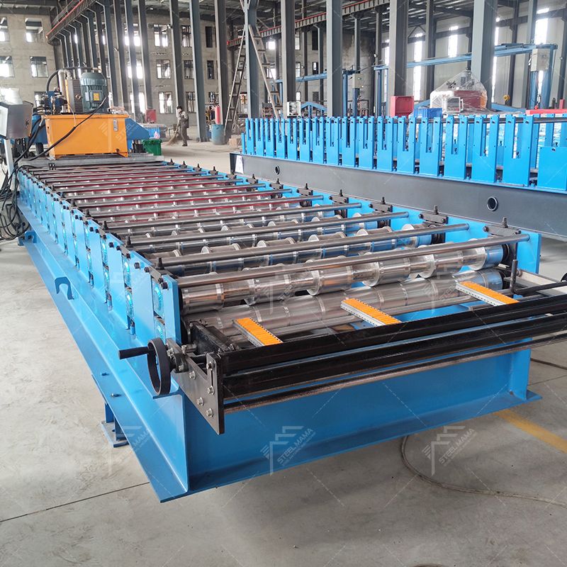 Máquina formadora de rollos de láminas de techo de tejas automáticas de alto rendimiento populares rusas