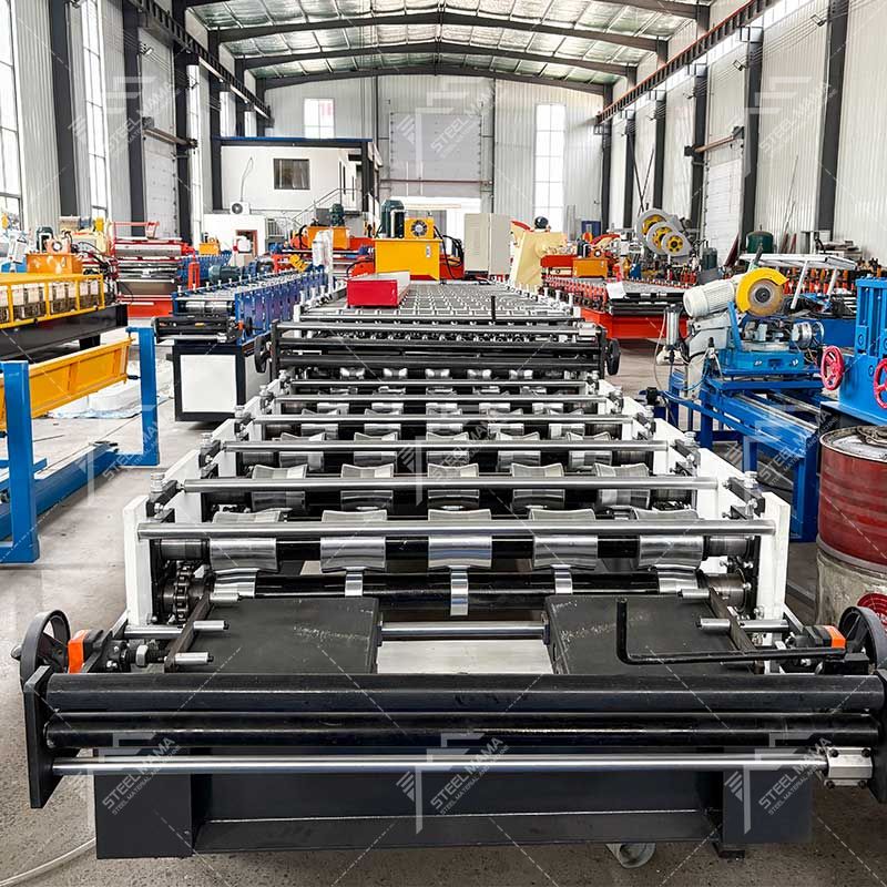 Steelmama Máquina de doble capa de láminas para techos corrugados de acero de color premium popular ruso 686 IBR y 762