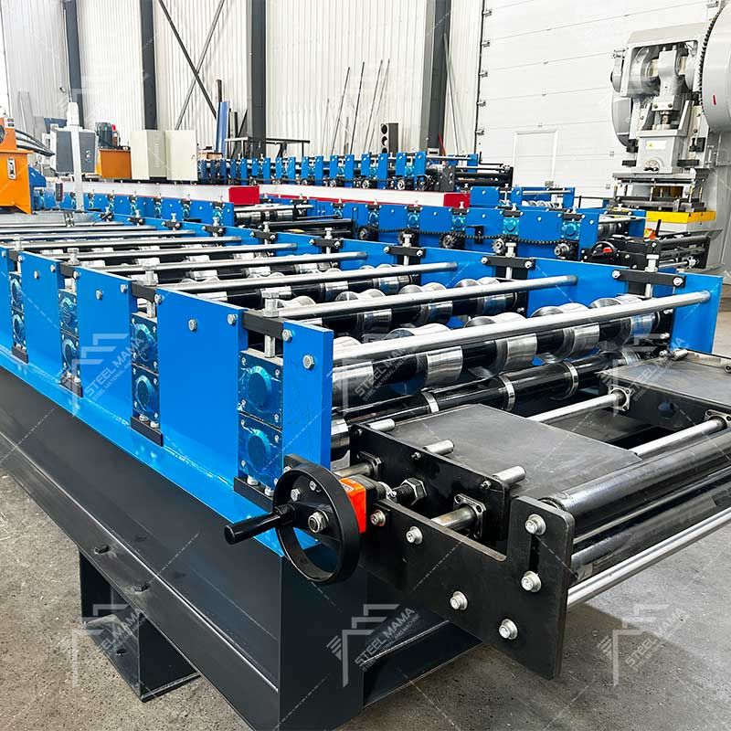Máquina formadora de rollos de láminas para techos trapezoidales de acero galvanizado popular de Camerún color 840
