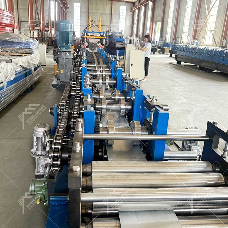 Línea de máquinas perfiladoras de correas C totalmente automáticas de primera calidad Steelmama para México