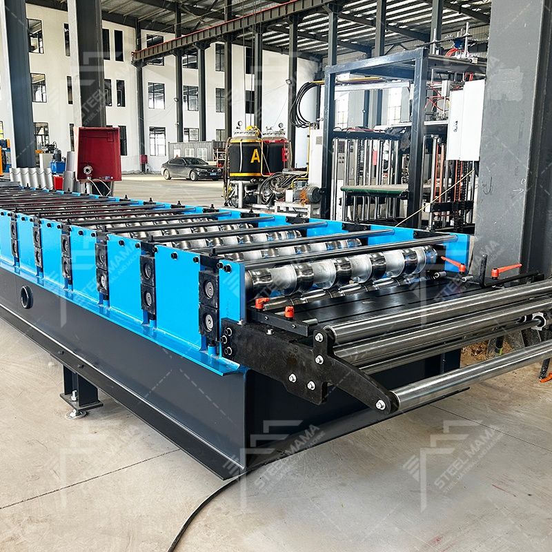 Máquina perfiladora de láminas de techo de tejas de perfil de acero galvanizado popular de Bolivia 815