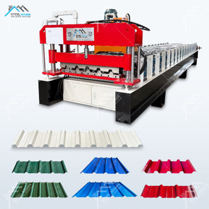 Máquina formadora de rollos de láminas para techos trapezoidales 686 de primera calidad popular de Sudáfrica