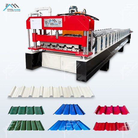 Máquina formadora de rollos de láminas para techos trapezoidales 686 de primera calidad popular de Sudáfrica
