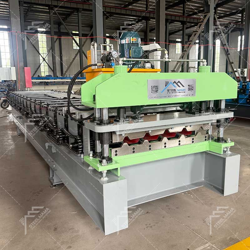 Steelmama Zimbabwe Producción profesional popular 760 Máquina formadora de rollos de láminas para techos trapezoidales