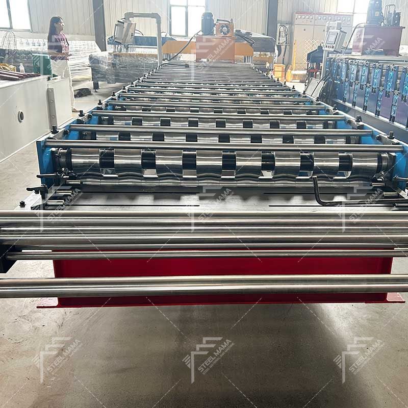 Steelmama Venta directa de fábrica R101 Máquina formadora de rollos de láminas para techos de acero de color trapezoidal para Colombia