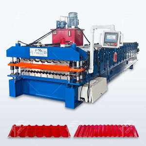 Steelmama Guatemala Popular Panel metálico de alta eficiencia R101 IBR y 988 Máquina de doble capa de láminas para techos corrugados 