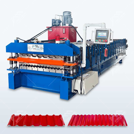 Steelmama Guatemala Popular Panel metálico de alta eficiencia R101 IBR y 988 Máquina de doble capa de láminas para techos corrugados 