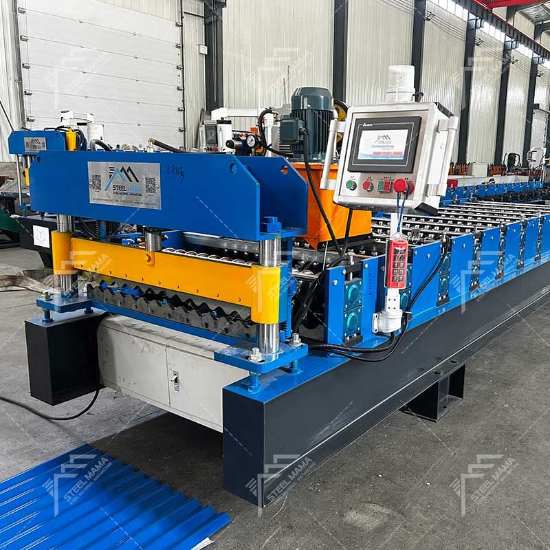 Fabricante de venta directa de fábrica 836 Máquina formadora de rollos de láminas de techo de paneles de metal galvanizado corrugado para Camerún