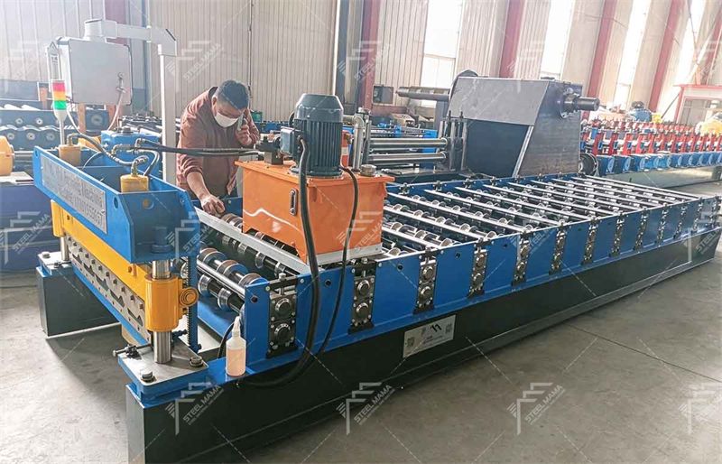m&aacute;quina perfiladora de techo trapezoidal