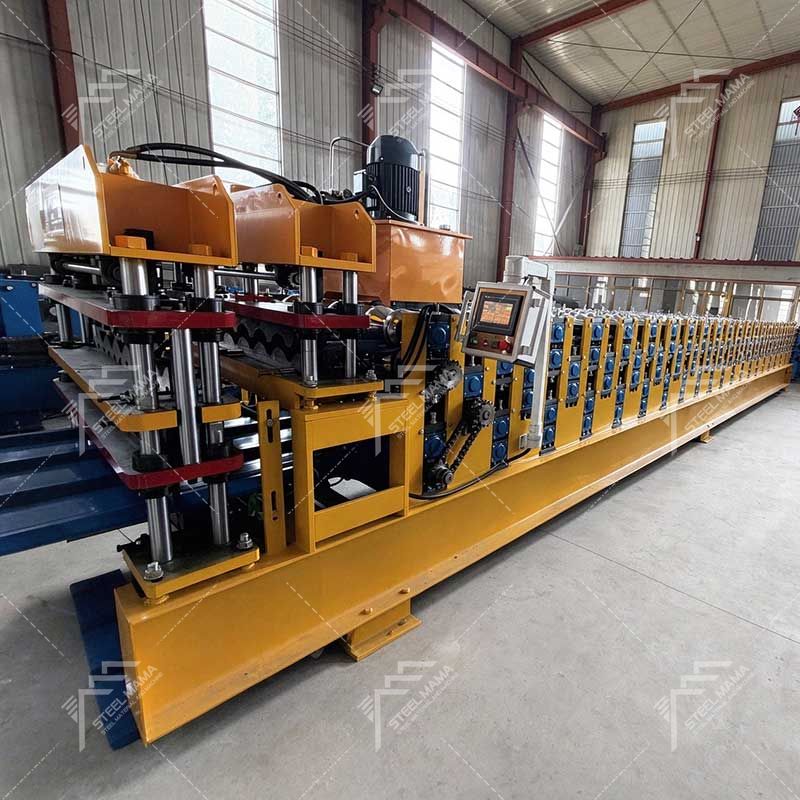 Máquina popular de tres capas de láminas para techos de tejas TR4, TR5 y 850 de alta precisión de Perú para la industria de techado