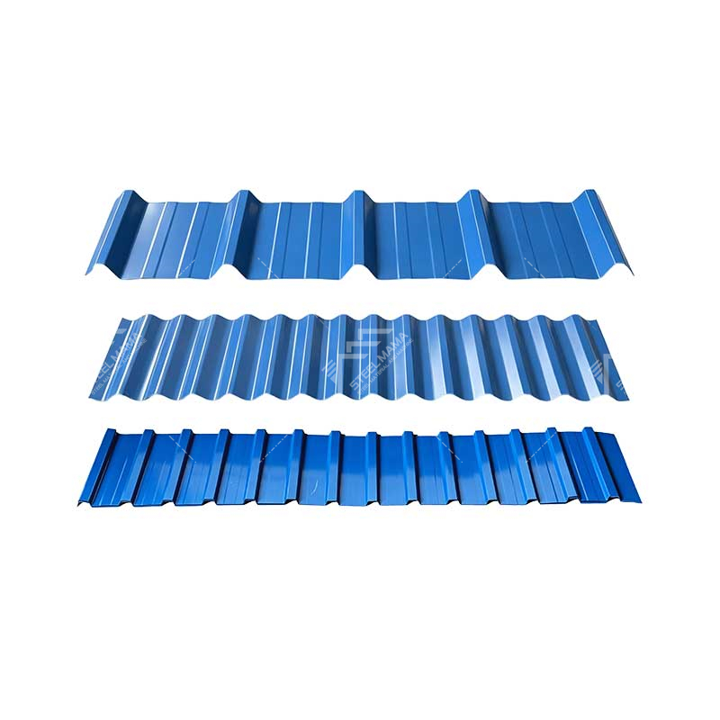 Línea de máquinas formadoras de rollos de láminas de techo de tres capas para paneles de pared Premium 988 corrugado, 1000 trapezoidal y 996 para Palestina