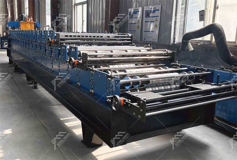 m&aacute;quina para fabricar techos de tres capas