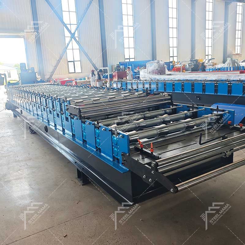 Máquina perfiladora de paneles de techo doble TR4 y TR5 de alto rendimiento Steelmama para Perú