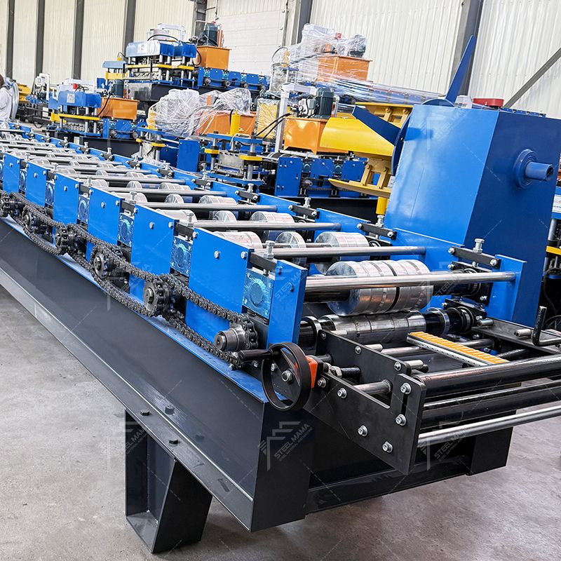 Máquina formadora de rollos de láminas de techo de paneles metálicos con costura permanente y bloqueo automático de alta productividad para Rusia