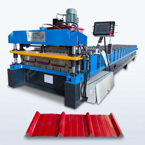 Máquina formadora de rollos de perfil de acero de chapa de techo Tr4 IBR de aluminio automático popular de Perú 