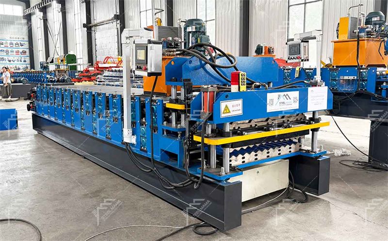 M&aacute;quina formadora de rollos en fr&iacute;o de doble capa