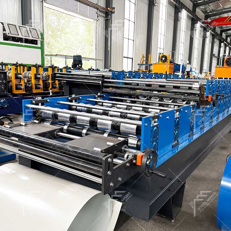 Steelmama Sudáfrica Popular máquina de doble capa de láminas para techos de tejas de acero de color 686 IBR y 725 de alta eficiencia