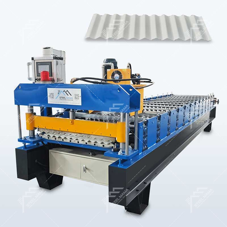Steelmama Sudáfrica Popular color de alta calidad acero 762 máquina perfiladora de láminas de techo corrugado
