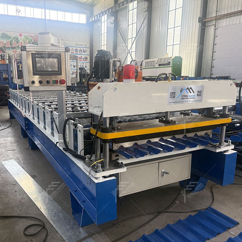 Máquina de láminas para techos de hierro galvanizado trapezoidal de alto rendimiento popular en México
