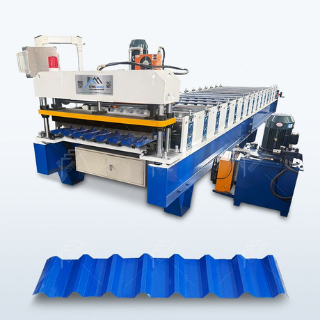 Máquina de láminas para techos de hierro galvanizado trapezoidal de alto rendimiento popular en México