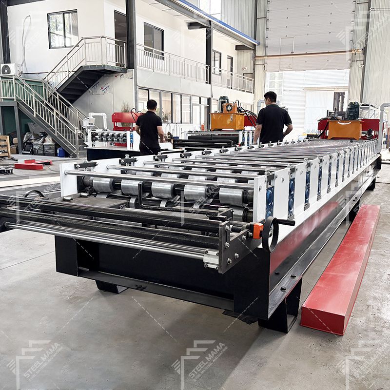 Máquina formadora de rollos de láminas para techos trapezoidales 686 de primera calidad popular de Sudáfrica